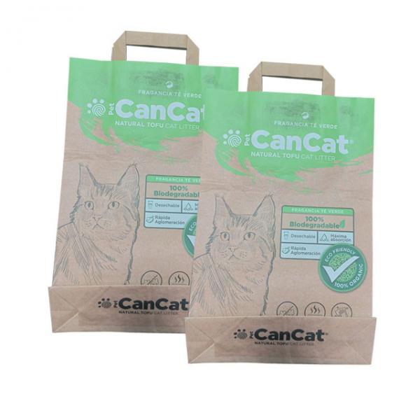 Quality Colorful Tofu Cat Litter Bag Cat Litter Customized Design for sale