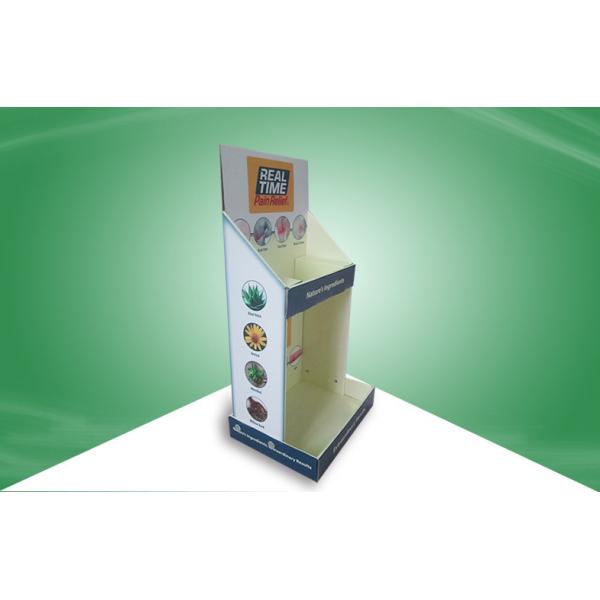 Quality Two Shelf cardboard counter display stands , pos counter display To Selling Madicine for sale