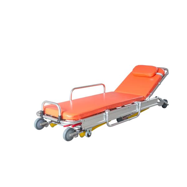 Quality Emergency Medical Loading Folding Ambulance Stretcher With Aluminum Alloy for sale