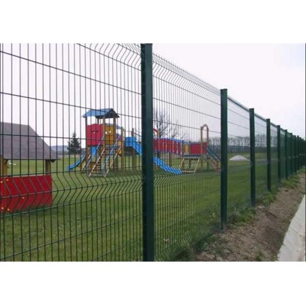 Quality RAL6005 Green V Mesh Fencing PVC Coated 3M Outdoor Security Fence for sale