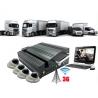 China 3G WIFI 4Ch GPS HDD MDVR Vehicle Security Camera System bus / truck factory