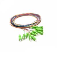 Quality SC / APC Fiber Optic Pigtail , 2 M Fiber Jumper Cables 12 Colors Opitional for sale