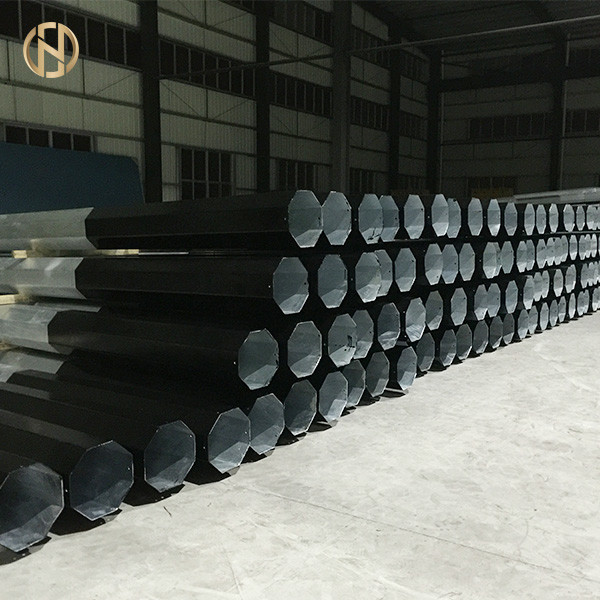 Quality Customized Color Electrical Power Pole 12m 500daN Hot Dip Galvanized Surface for sale