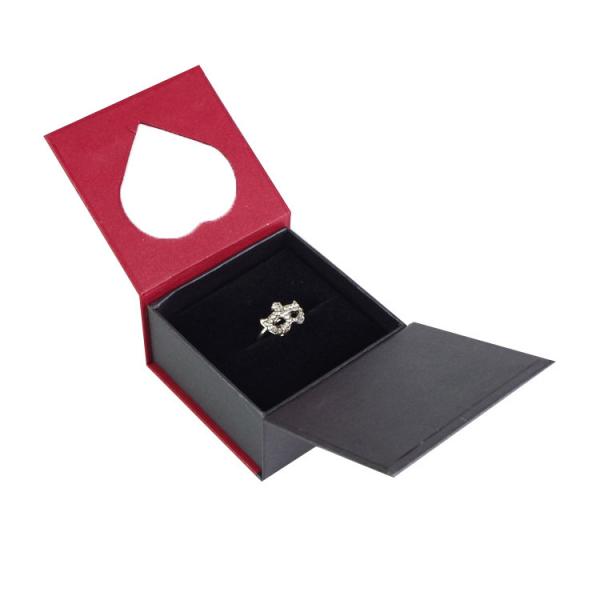 Quality Custom Jewelry Packaging Box Engagement Ring Earring Gift Box for sale