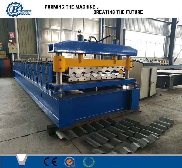 Quality Buiding Material Big Wave Steel Corrugated Roof Sheet Roll Forming Machine for sale