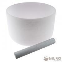 China High purity 99.9% luminous sound quartz Singing Bowl With Rubber Mallet and Orings factory
