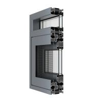 Quality Anodized Grey Aluminum Window Profiles Sliding Casement Window Aluminium Frame for sale