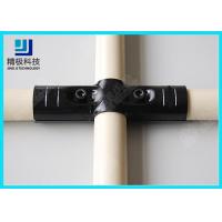 Quality Straight Way Metal Pipe Joints PE Coated Steel Pipe For Warehouse Shelves HJ-4 for sale