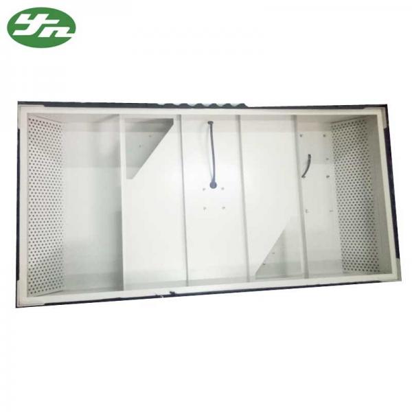 Quality Ceiling Mounted Hepa FFU Fan Filter Unit Lightweight With Black Insulation for sale