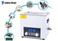 China 6.5L Heated Bench Top Ultrasonic Cleaner Timing For Dental Instruments factory