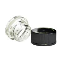 Quality 5 Ml Transparancy Screw Top Glass Concentrate Containers / Cosmetic Jars With for sale