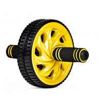 China dual ab roller exercise wheel fitness dual wheel ab wheel ab dual wheel system factory