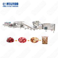 China Commercial Fruit Washing And Draying Processing Line Multi-Function Cilantro Bubble Cleaning Tomato Washing Machine factory