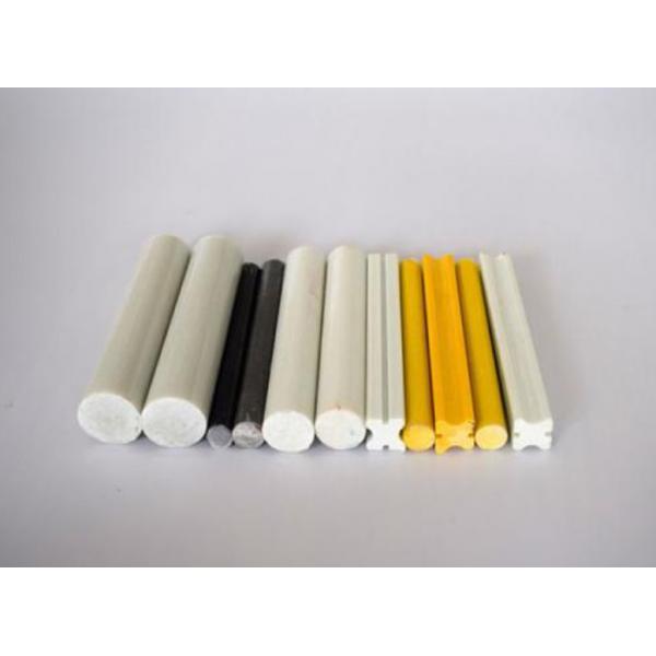 Quality Smooth 1 Inch FRP Solid Rod Low Flammability Customizable Length for sale