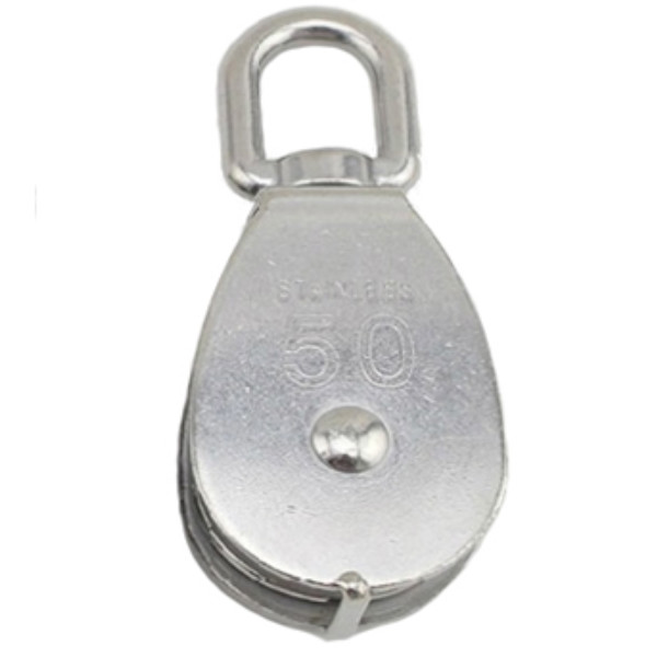 Quality Polished 304 Stainless Pulley Block Stainless Steel Snatch Block 1500kg for sale