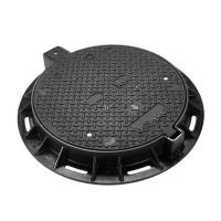 China EN1433 Bitumen Ductile Cast Iron Manhole Cover Anti Theft factory