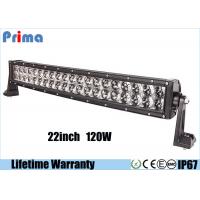 China 22 Inch 120W LED Car Light Bar Unique Reflector Cup 4D Curved  Fisheye Style factory