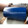 China CGCC G550 0.12 X 914MM Blue Color Coated Galvanized Steel Coil ISO 9002-2010 factory