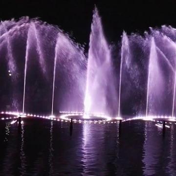 Quality Hotel Music Water Dancing Fountain Stainless Steel Musical Signal Control for sale