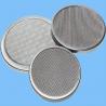 China Plastic Extruder Wire Mesh Filter Discs Pack Extruder Screen Single / Multilayers factory