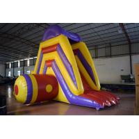 China Big Commercial Inflatable Water Slides For Pool Short 5 - 8 Kids Capacity factory
