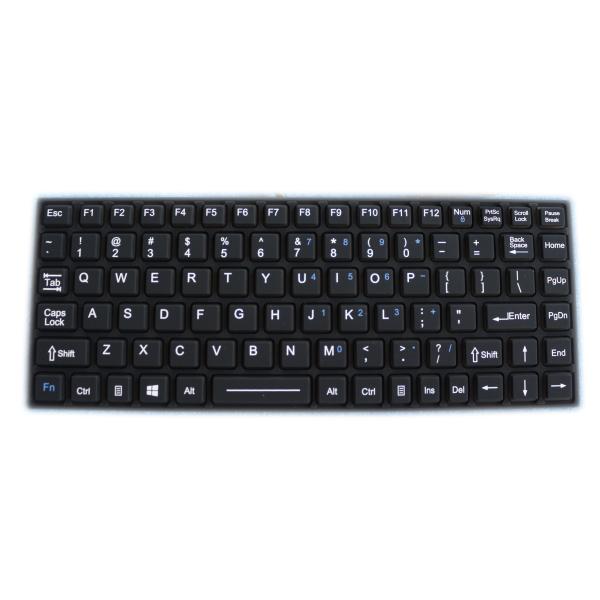 Quality Rugged Laptop Military 30mA Silicone Rubber Keyboard for sale