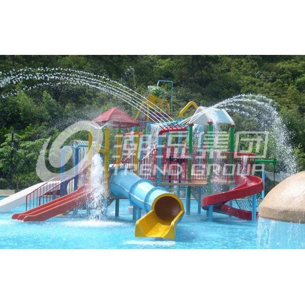 Quality Water Park Project /  Kids' Water Playground Durable Big Customized Water Slide for sale