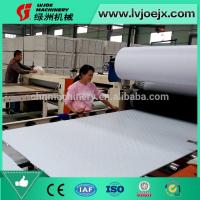 China Fully Automatic 600x600 Vinyl Covered Gypsum Board Making Machine factory