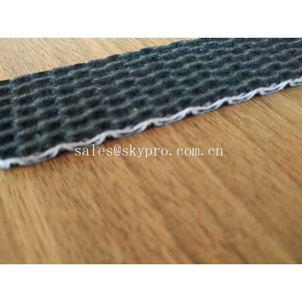 Quality Low Noise PVC PU Conveyor Belt With Fabric Fire Resistant Rubber , Customized for sale