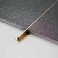 China Stainless Steel Tile Trim Rose Gold U Profile Hot Sale 304/316 Grade Tile Accessories factory