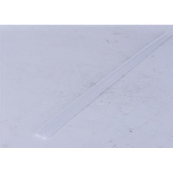 Quality Transparent / Milky Polycarbonate LED Profile , Extruded LED Profile Channel for sale