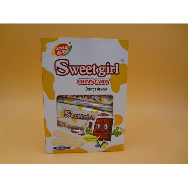 Quality 50pcs Milk flavor Chewy candy OEM available chewy soft candy HALAL products for sale