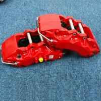 Quality 355mm 380mm Brake Rotor 6 Pot Brake Calipers Red Color High Performance Stopping for sale