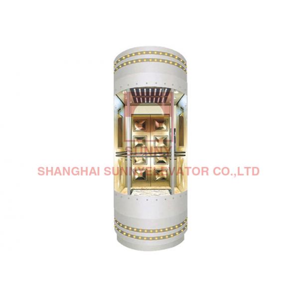Quality 1250kg Gearless Machine Room Observation Elevator High Performance for sale