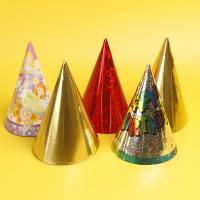 China Cone Birthday Party Hat Kraft Paper For Children Any Festival Recyclable factory