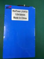 China Durable Lithium Ion Polymer Battery LiFePO4 12V 20Ah UPS Backup Solar System factory