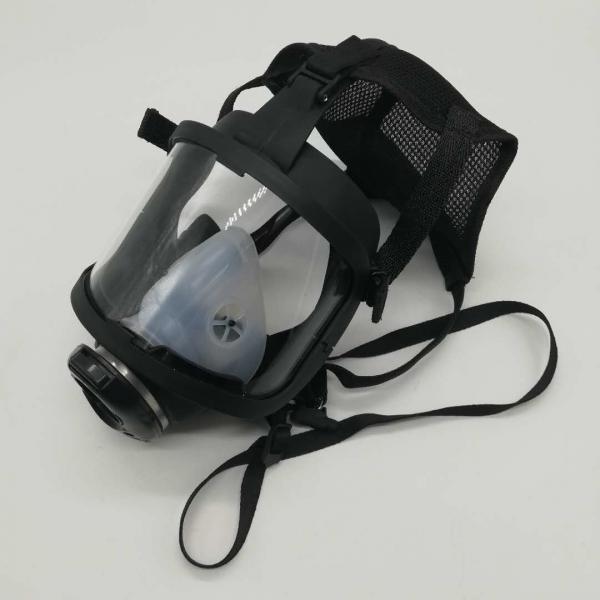 Quality Respirator Full Face Mask Breathing Apparatus Parts Sillcone PC Lens For Fire for sale
