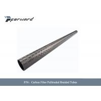 Quality 15mm To 40mm Tube Pulltruded Braided 2.5mm Carbon Fiber Composite Material for sale