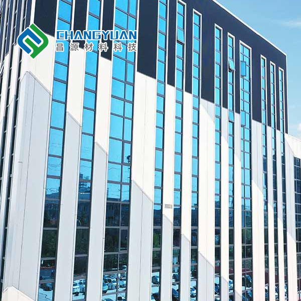 Quality Easy Installation Curtain Wall Metal Panel Fireproof With Four Groove for sale