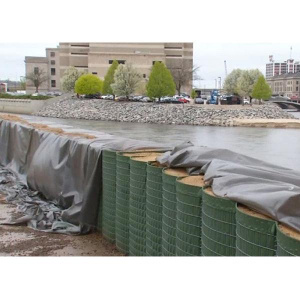 Quality Sand Filled Defensive Bastion Barriers Military Hesco Defensive Barriers Flood Control for sale