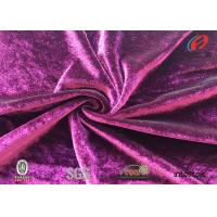 Quality 50D FDY 4 Way Stretch 1.5mm pile KS Korea spandex Velvet Fabric for Garment for sale
