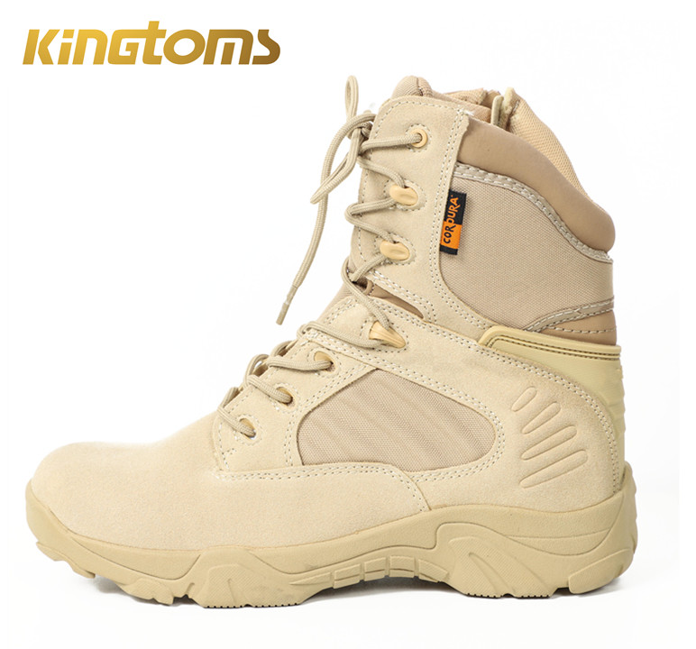 China Non Sip Nylon Oxford Military Combat Boots With Composite Sole Structure factory