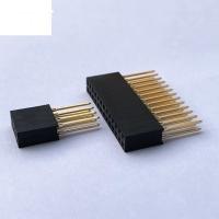 Quality 2.54mm Pitch Female Pin Connector PCB Gold Plating 2-40P for sale