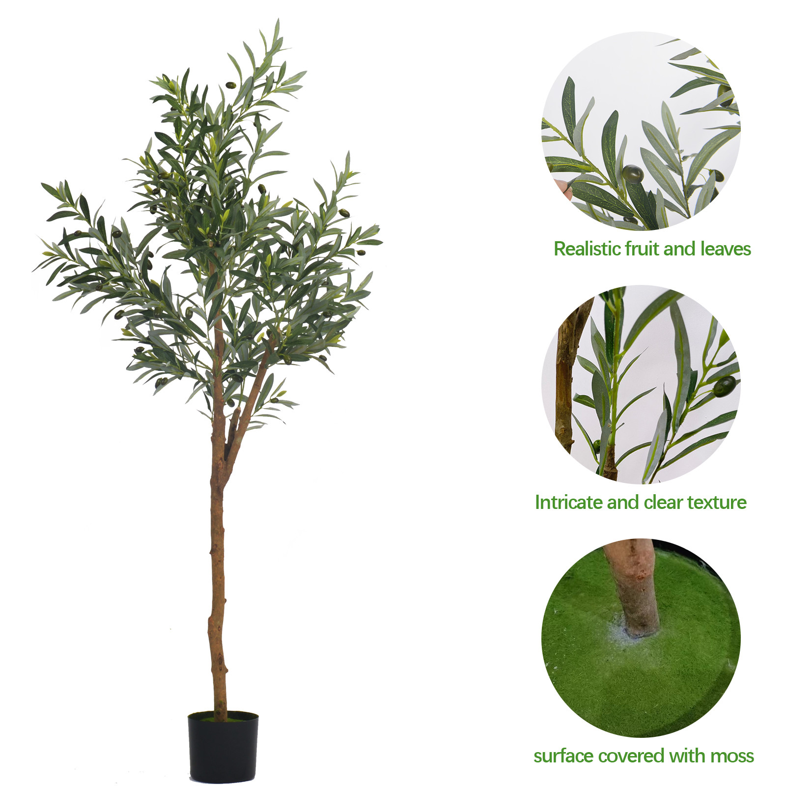 China 160cm Artificial Landscape Olive Tree Bonsai For Hotels Cafe No Nursing Evergreen factory
