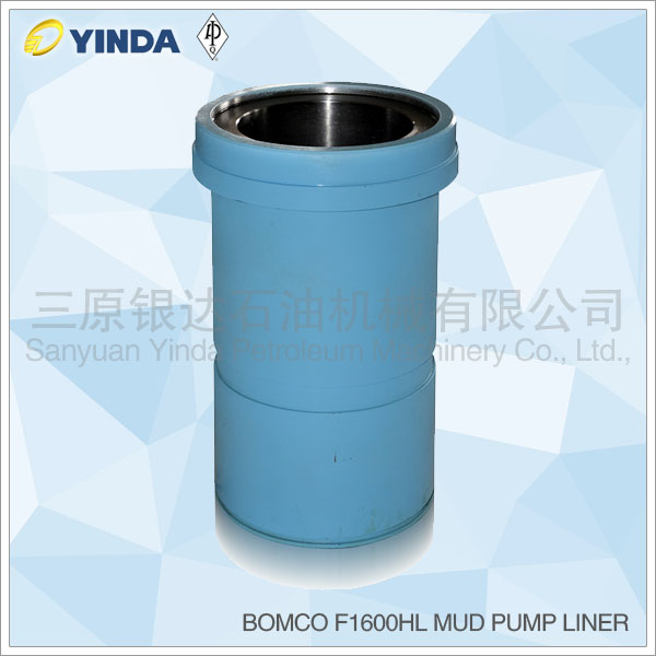 Bomco F1600HL Triplex Mud Pump Liner, API-7K Certified Factory, Chromium content 26-28%, HRC hardness greater than 60
