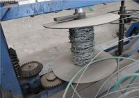 China Stainless Steel Wire Barbed Wire Making Machine Compact Structure Saving Materials factory