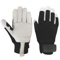 Quality Breathable Spandex EN388 Anti Vibration Cut Resistant Gloves With Pad for sale