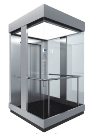 Quality 1600KG AC VVVF Panoramic Elevator for sale