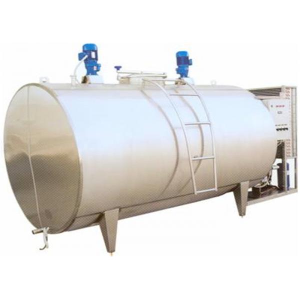 Quality 1000L 3000L Stainless Steel Milk Tank With Air Compressor Manual / Automatic for sale
