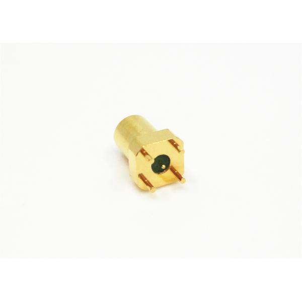 Quality Lightweight SMPM RF Connector Straight Male Plug Gold Plated For PCB for sale